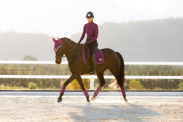 LeMieux Blackberry Loire Classic Dressage Square Blackberry| Online For Equine