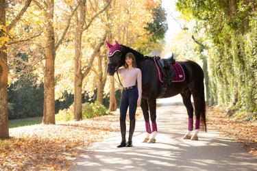 LeMieux Blackberry Loire Classic Dressage Square Blackberry| Online For Equine