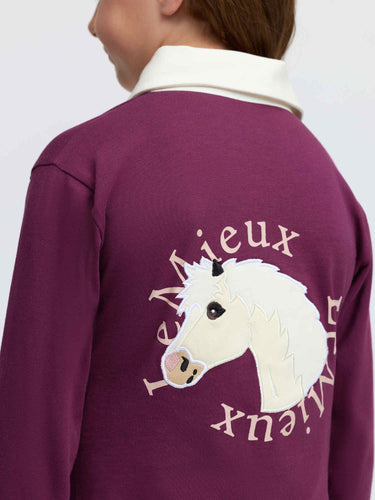 LeMieux Blackberry Mini Roman Rugby Shirt| Online For Equine
