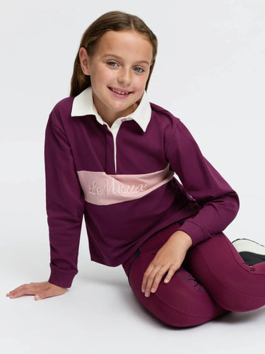 LeMieux Blackberry Mini Roman Rugby Shirt| Online For Equine