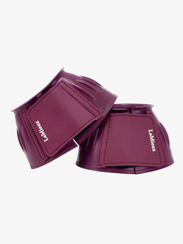 LeMieux Blackberry Rubber Bell Boots Blackberry| Online For Equine