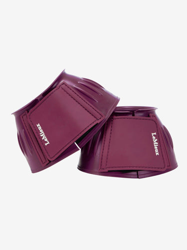 LeMieux Blackberry Rubber Bell Boots Blackberry| Online For Equine