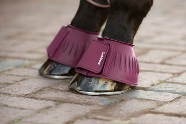 LeMieux Blackberry Rubber Bell Boots Blackberry| Online For Equine