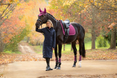 LeMieux Blackberry Suede Dressage Square| Online For Equine