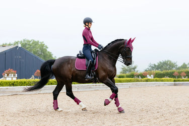 LeMieux Blackberry Suede Dressage Square| Online For Equine
