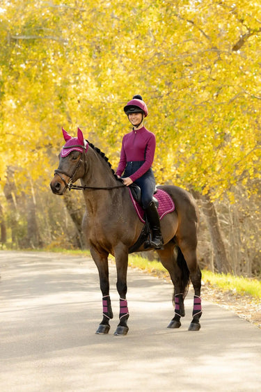 LeMieux Blackberry Suede GP Square| Online For Equine
