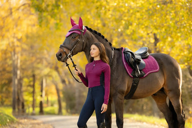 LeMieux Blackberry Suede GP Square| Online For Equine