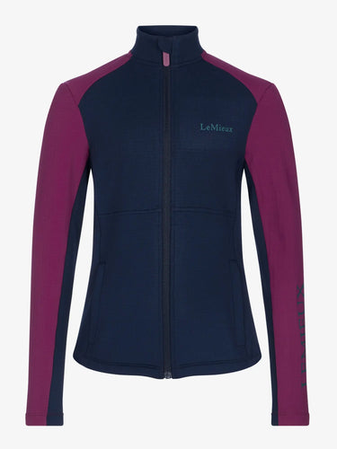 LeMieux Blackberry Young Rider Bethany Zip Through Mid Layer| Online For Equine