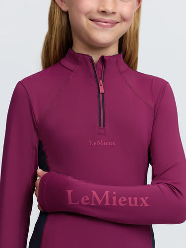 LeMieux Blackberry Young Rider Classique Base Layer Blackberry| Online For Equine