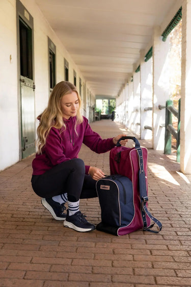 LeMieux Boot & Hat Bag Blackberry| Online For Equine