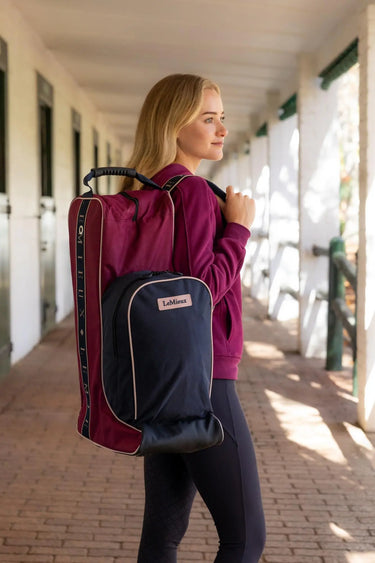 LeMieux Boot & Hat Bag Blackberry| Online For Equine