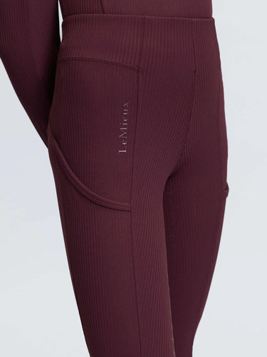 LeMieux Bramble Young Rider Orla Ribbed Pull Ons Bramble| Online For Equine