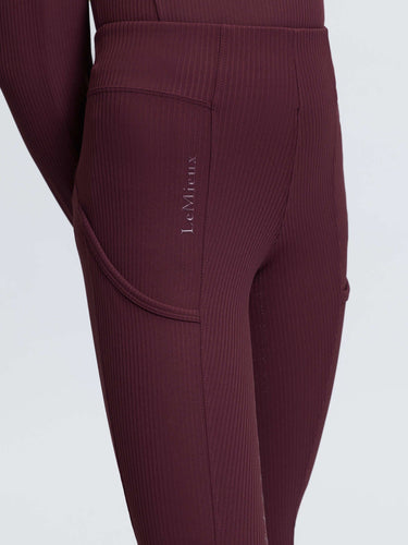 LeMieux Bramble Young Rider Orla Ribbed Pull Ons Bramble| Online For Equine
