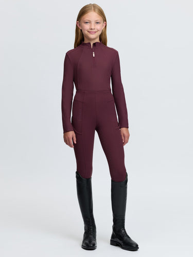 LeMieux Bramble Young Rider Raye Ribbed Base Layer Bramble| Online For Equine