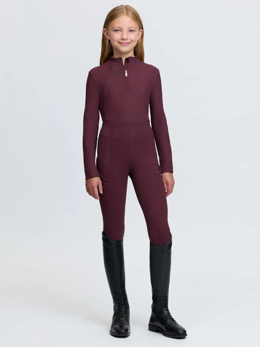 LeMieux Bramble Young Rider Raye Ribbed Base Layer Bramble| Online For Equine