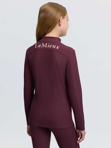 LeMieux Bramble Young Rider Raye Ribbed Base Layer Bramble| Online For Equine