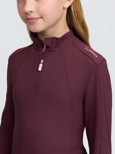 LeMieux Bramble Young Rider Raye Ribbed Base Layer Bramble| Online For Equine