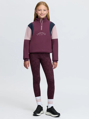 LeMieux Bramble Young Rider Viola Quarter Zip Sweat| Online For Equine