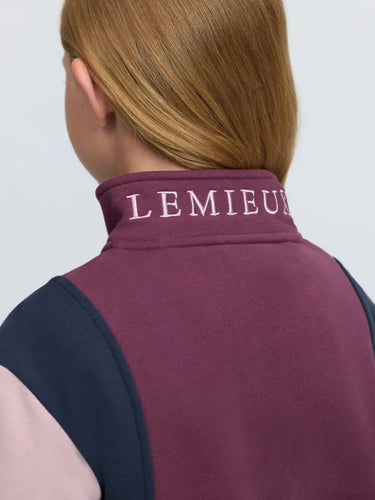LeMieux Bramble Young Rider Viola Quarter Zip Sweat| Online For Equine