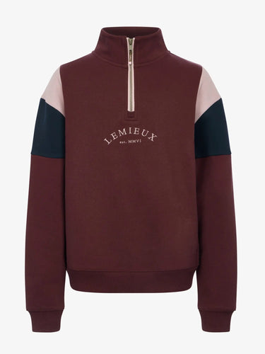 LeMieux Bramble Young Rider Viola Quarter Zip Sweat| Online For Equine