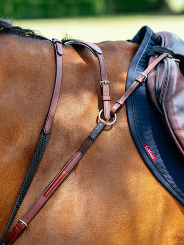 LeMieux Breastplate (D-Ring Attachment) Chestnut/Silver| Online For Equine