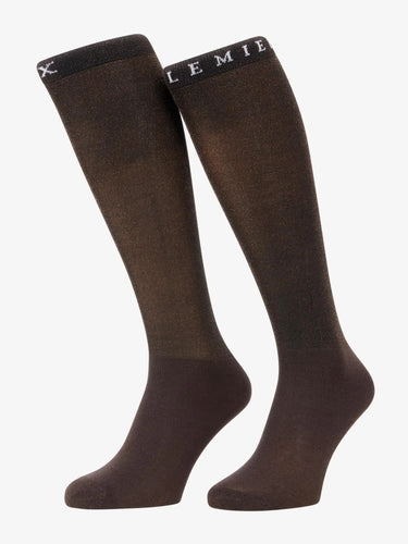 LeMieux Brilliance Competition Socks Espresso| Online For Equine