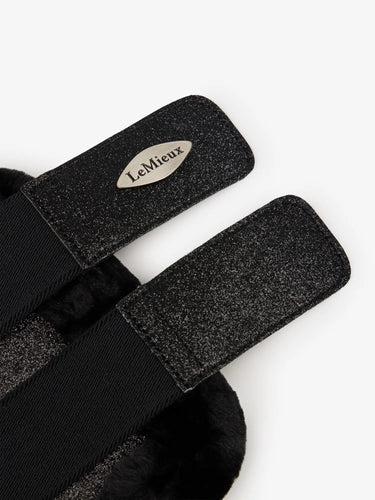 LeMieux Brilliance Fleece Edged Brushing Boot Black| Online For Equine