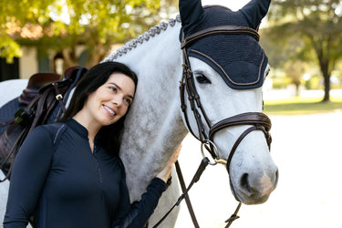 LeMieux Brilliance Fly Hood Navy| Online For Equine
