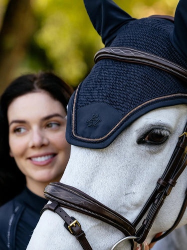 LeMieux Brilliance Fly Hood Navy| Online For Equine