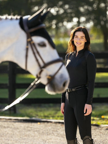 LeMieux Brilliance Heyden Lightweight Base Layer Black| Online For Equine