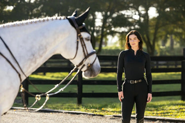 LeMieux Brilliance Heyden Lightweight Base Layer Black| Online For Equine