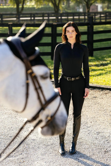 LeMieux Brilliance Heyden Lightweight Base Layer Black| Online For Equine