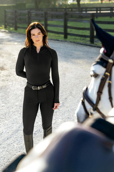 LeMieux Brilliance Heyden Lightweight Base Layer Black| Online For Equine