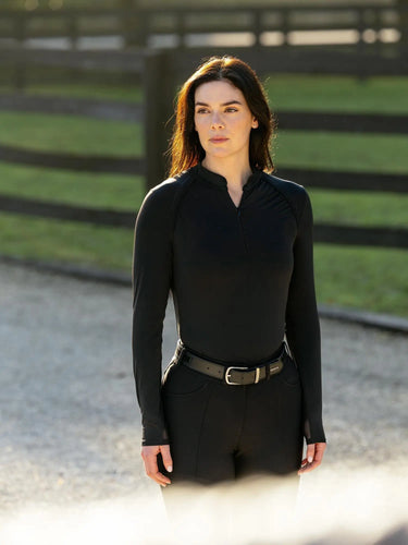LeMieux Brilliance Heyden Lightweight Base Layer Black| Online For Equine