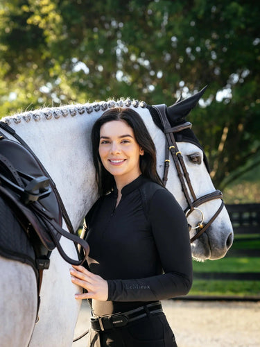 LeMieux Brilliance Heyden Lightweight Base Layer Black| Online For Equine