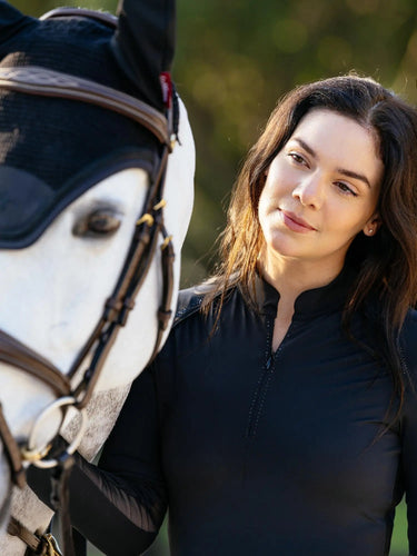 LeMieux Brilliance Heyden Lightweight Base Layer Black| Online For Equine