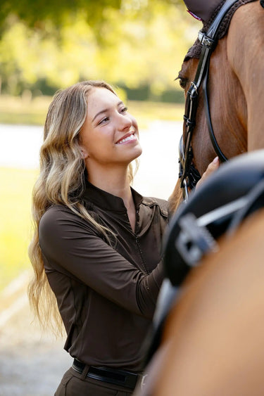 LeMieux Brilliance Heyden Lightweight Base Layer Espresso| Online For Equine