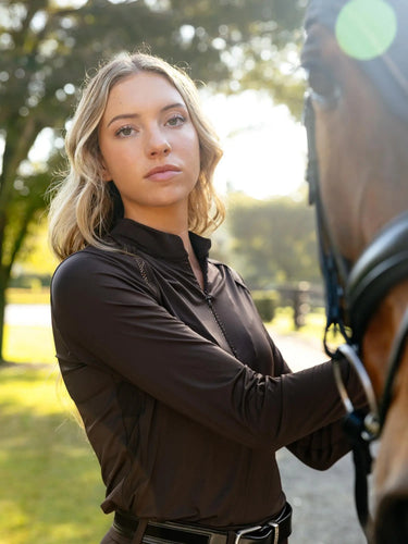 LeMieux Brilliance Heyden Lightweight Base Layer Espresso| Online For Equine