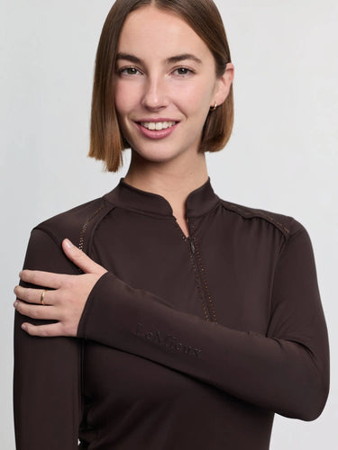 LeMieux Brilliance Heyden Lightweight Base Layer Espresso| Online For Equine