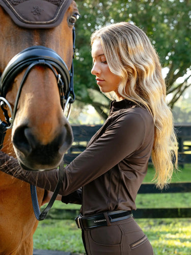 LeMieux Brilliance Heyden Lightweight Base Layer Espresso| Online For Equine
