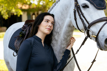 LeMieux Brilliance Heyden Lightweight Base Layer Navy| Online For Equine