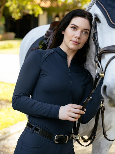 LeMieux Brilliance Heyden Lightweight Base Layer Navy| Online For Equine