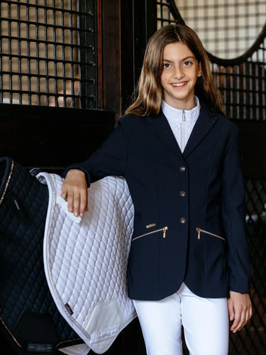 LeMieux Brilliance Junior Pro Show Jacket Navy| Online For Equine