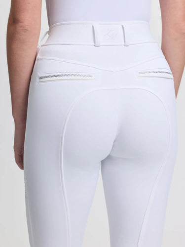 LeMieux Brilliance Knee Grip Breeches White| Online For Equine