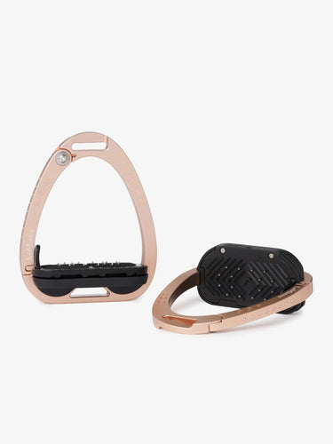 LeMieux Brilliance Vector Balance Stirrup Rose Gold