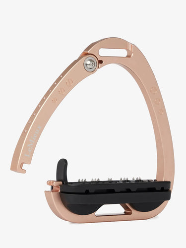 LeMieux Brilliance Vector Balance Stirrup Rose Gold