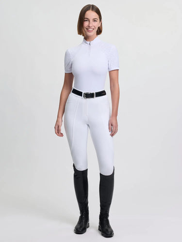 LeMieux Brilliance Verity Short Sleeve Show Shirt White| Online For Equine