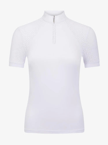 LeMieux Brilliance Verity Short Sleeve Show Shirt White| Online For Equine