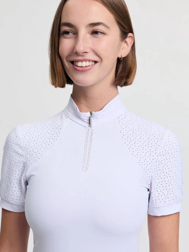 LeMieux Brilliance Verity Short Sleeve Show Shirt White| Online For Equine