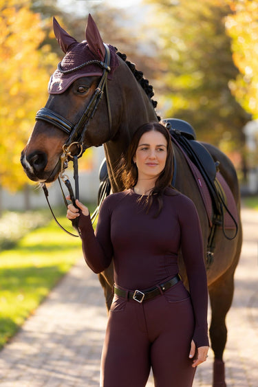 LeMieux Britney Seamless Long Sleeve Top Damson| Online For Equine